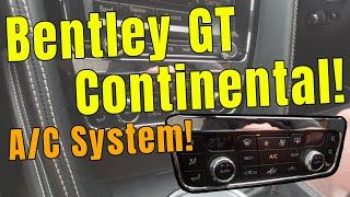 Bentley Continental GT| Guide to the Console, Navigation & Air Con Systems  | Video Tutorial