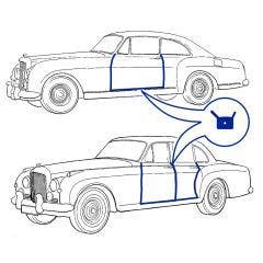 DOOR SEAL, MULLINER, PER METRE - R4-206.01-X