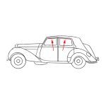 WINDOW DROPGLASS SEAL - FELT - RB4618-X