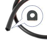 DOOR SEAL 'D' SELF ADHESIVE - SOLD PER METRE - RH8600D-X