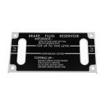 BRAKE FLUID RESERVOIR LABEL - UR13117-X